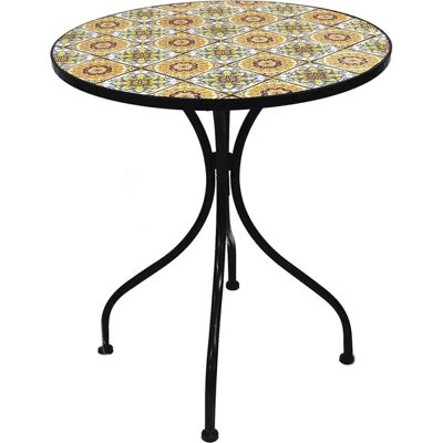 Mojawo Gartentisch - Mosaik Mosaiktisch Bistrotisch Ø60x70cm Mojawo Gartentisch - Mosaik Mosaiktisch Bistrotisch Ø60x70cm