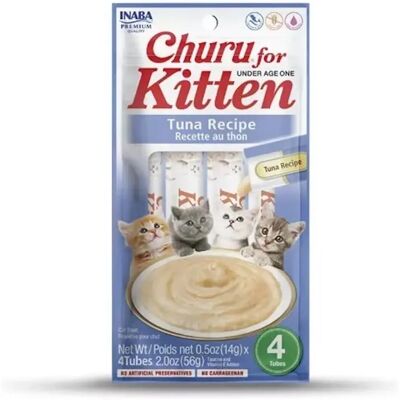 Inaba Churu Tonno per Gattini - Snack - 4X14 G Inaba Churu Tonno per Gattini - Snack - 4X14 G