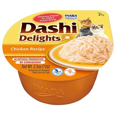 Inaba Dashi Delights pollo en caldo - premios para gatos - 70G Inaba Dashi Delights pollo en caldo - premios para gatos - 70G