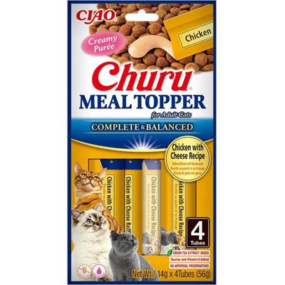Galletas para gatos Inaba Churu pollo y queso - 4x14g Galletas para gatos Inaba Churu pollo y queso - 4x14g