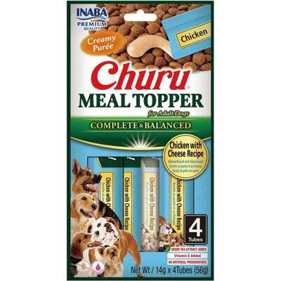 Inaba Hundesnack - Churu Hähnchen Käse Topper 4x14g Inaba Hundesnack - Churu Hähnchen Käse Topper 4x14g