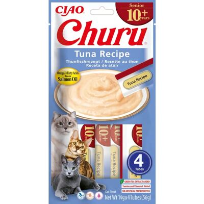 INABA - Churu Senior - Receita de Atum Vis - Snack para Gatos INABA - Churu Senior - Receita de Atum Vis - Snack para Gatos