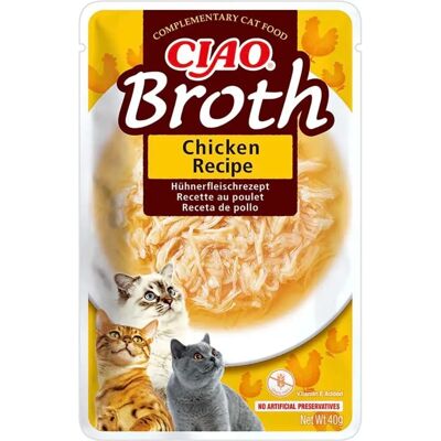 Inaba CIAO Caldo de Frango para Gatos 40 g - Caldo para gatos Inaba CIAO Caldo de Frango para Gatos 40 g - Caldo para gatos