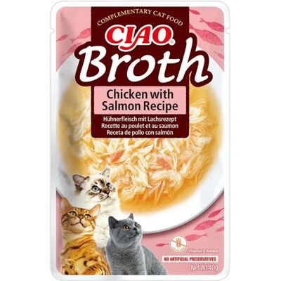Inaba Lachs Huhn Brühe - Katzenfutter Ergänzung Inaba Lachs Huhn Brühe - Katzenfutter Ergänzung