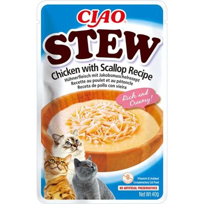 Inaba Ciao Eintopf - Huhn & Jakobsmuscheln Katzennahrung Inaba Ciao Eintopf - Huhn & Jakobsmuscheln Katzennahrung