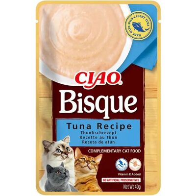Inaba Ciao Bisque Comida de Atum para Gatos - 12 Sachês Inaba Ciao Bisque Comida de Atum para Gatos - 12 Sachês