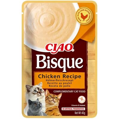 Inaba Ciao Bisque - Snacks para Gatos Sobres con Puré - 12 Sobres 40g Inaba Ciao Bisque - Snacks para Gatos Sobres con Puré - 12 Sobres 40g