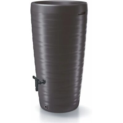 SPETEBO Design Regentonne 240 l mit Wasserhahn - anthrazit SPETEBO Design Regentonne 240 l mit Wasserhahn - anthrazit