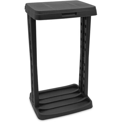 SPETEBO - 120L-Rect - Noir - Plastique - Support poubelle - Publicité SPETEBO - 120L-Rect - Noir - Plastique - Support poubelle - Publicité