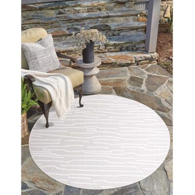 CARPET CITY Santorini 450 Outdoor-Teppich - Rund 160cm CARPET CITY Santorini 450 Outdoor-Teppich - Rund 160cm
