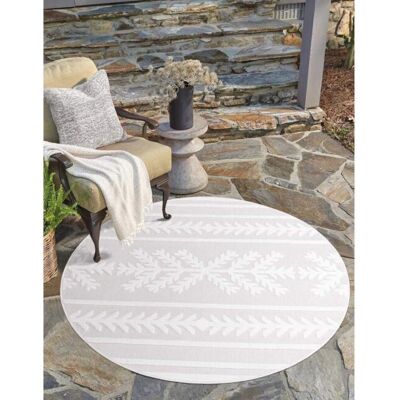 Carpet City Santorini 411 Outdoor-Teppich - 3D-Effekt, Boho-Optik Carpet City Santorini 411 Outdoor-Teppich - 3D-Effekt, Boho-Optik