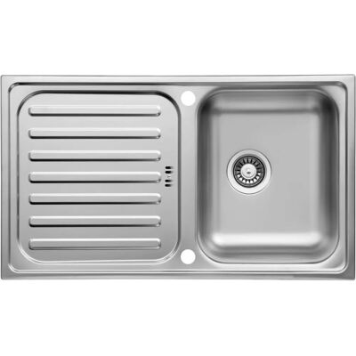 Respekta Lavello da Cucina in Acciaio Inox - 86x50 cm Respekta Lavello da Cucina in Acciaio Inox - 86x50 cm