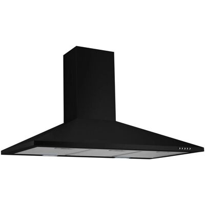 Respekta Wandhaube 90cm Schwarz Matt - Küchengerät Respekta Wandhaube 90cm Schwarz Matt - Küchengerät