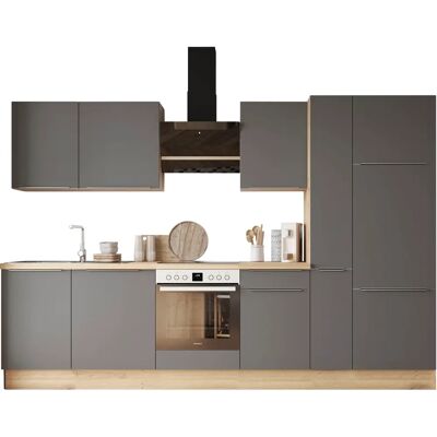 Respekta Safado Küchenzeile - 310cm x 211cm - Grau Respekta Safado Küchenzeile - 310cm x 211cm - Grau