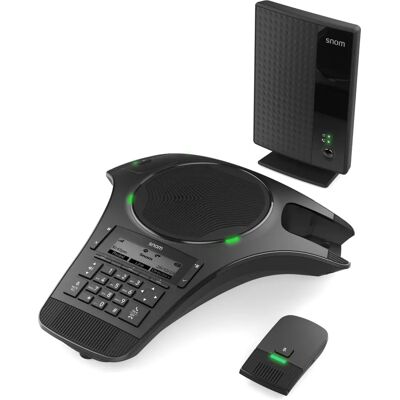 Telefono conferenza wireless Snom C620 - 3 linee - 2 microfoni Telefono conferenza wireless Snom C620 - 3 linee - 2 microfoni