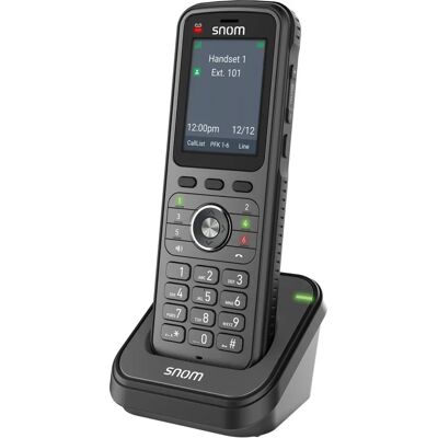 Snom M56 - Telefono DECT IP67 - Auricolare wireless - Bluetooth - Nero Snom M56 - Telefono DECT IP67 - Auricolare wireless - Bluetooth - Nero