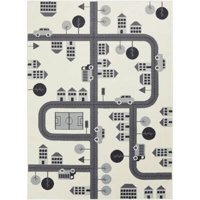 Hanse Home Kinderkamer Vloer Town - Duurzaam, Machinaal geweven, 80x150 cm Hanse Home Kinderkamer Vloer Town - Duurzaam, Machinaal geweven, 80x150 cm