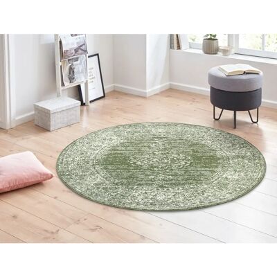 Hanse Home Meridional Ronde Groene Vloerkleed - Vloerkleed Hanse Home Meridional Ronde Groene Vloerkleed - Vloerkleed