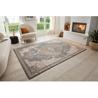 Hanse Home Orken Teppich - 200x280cm, Schwarz/Bra, Langlebig, Orientalisch Hanse Home Orken Teppich - 200x280cm, Schwarz/Bra, Langlebig, Orientalisch