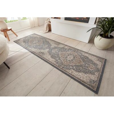 Hanse Home Orken Teppich - Schwarz Braun 80x200cm Hanse Home Orken Teppich - Schwarz Braun 80x200cm