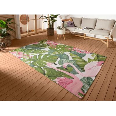 HANSE HOME Tropical Flamingo Wetterfester Outdoor Teppich - 200x285cm HANSE HOME Tropical Flamingo Wetterfester Outdoor Teppich - 200x285cm
