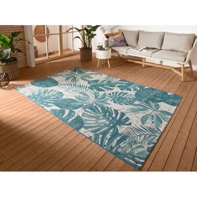 Hanse Home Tropical Leaves Outdoor Carpet - 120x180cm - Waterproof Hanse Home Tropical Leaves Outdoor Carpet - 120x180cm - Waterproof