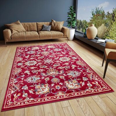 Hanse Home Caracci Teppich - Rot, 80x120 cm - Robust & Modern Hanse Home Caracci Teppich - Rot, 80x120 cm - Robust & Modern