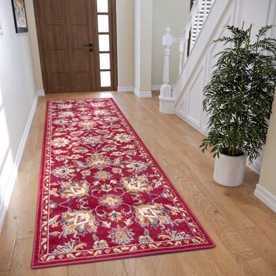 HANSE HOME Caracci Teppich - Orientalisch, 80x240cm, Rot HANSE HOME Caracci Teppich - Orientalisch, 80x240cm, Rot