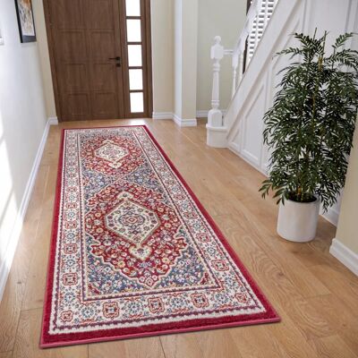 Hanse Home Mochi Teppich - Orientalisch, 80x240cm, Rot Hanse Home Mochi Teppich - Orientalisch, 80x240cm, Rot