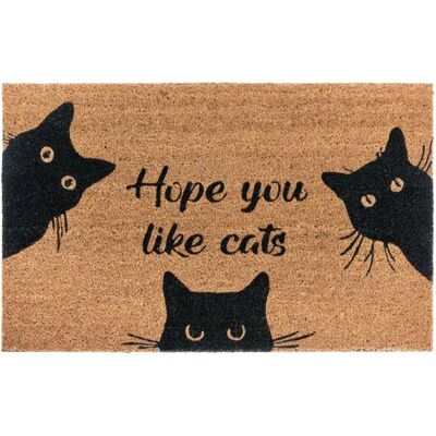 Hanse Home 105667-45X75 Teppich - Indoor Floor Mat Rechteck Kokosfaser Schwarz, Braun Hanse Home 105667-45X75 Teppich - Indoor Floor Mat Rechteck Kokosfaser Schwarz, Braun