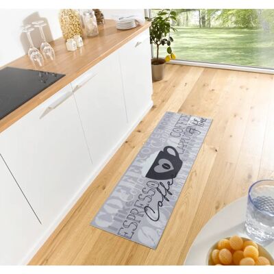 Hanse Home Collection tapijten Behúň Cook & Clean 105729 Grijs Zwart Wit - 50x150 cm Hanse Home Collection tapijten Behúň Cook & Clean 105729 Grijs Zwart Wit - 50x150 cm
