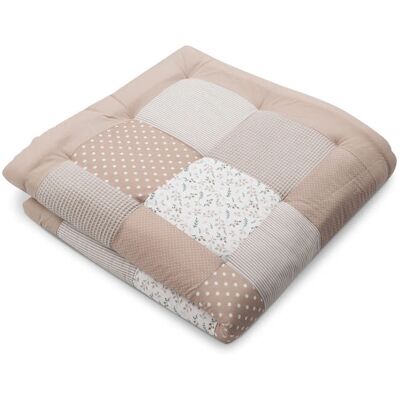 ULLENBOOM Baby Gym/Spielmatte - Beige - 120x120 cm - OEKO-TEX - Dicke Polsterung ULLENBOOM Baby Gym/Spielmatte - Beige - 120x120 cm - OEKO-TEX - Dicke Polsterung