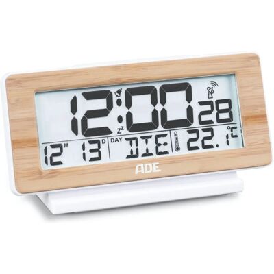 ADE - CK2301 - Weiß - Digitaler Funkwecker ADE - CK2301 - Weiß - Digitaler Funkwecker
