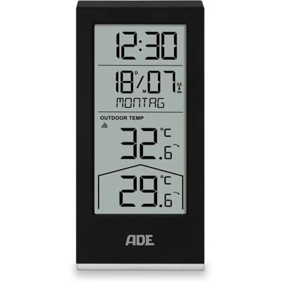ADE - WS2324 - Noir - Station météo numérique - Publicité ADE - WS2324 - Noir - Station météo numérique - Publicité