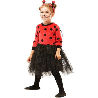 buttinette Marienkäfer-Kostüm mit Flügeln - Kindergröße 116/128 buttinette Marienkäfer-Kostüm mit Flügeln - Kindergröße 116/128