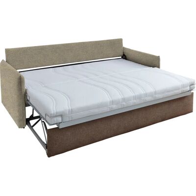 BALI Pisa Schlafsofa - Kaltschaum, Braun, 7-Zonen, Abnehmbarer Bezug BALI Pisa Schlafsofa - Kaltschaum, Braun, 7-Zonen, Abnehmbarer Bezug