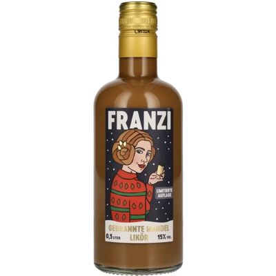 Franzi Likör Franzi Gebrannte Mandel Likör 15% Vol. 0,5l - Likör Franzi Likör Franzi Gebrannte Mandel Likör 15% Vol. 0,5l - Likör