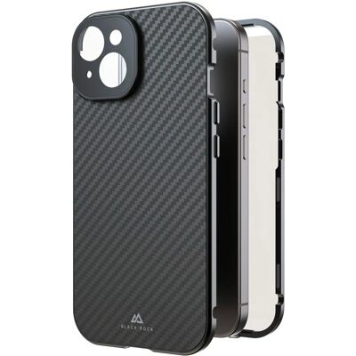 Black Rock 00221252 iPhone 15 Carbon 360° Glas Hülle - Handy Bildschirmschutz Black Rock 00221252 iPhone 15 Carbon 360° Glas Hülle - Handy Bildschirmschutz