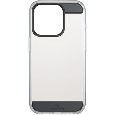Robust Black Rock Air fodral för iPhone 15 Pro - Stötabsorberande Robust Black Rock Air fodral för iPhone 15 Pro - Stötabsorberande