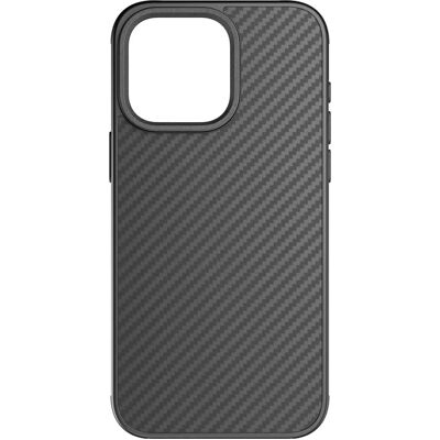Coque en Carbone Black Rock pour iPhone 15 Plus - Résistante aux Chocs et Antidérapante Coque en Carbone Black Rock pour iPhone 15 Plus - Résistante aux Chocs et Antidérapante