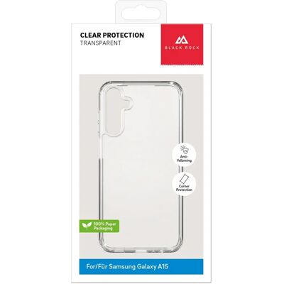 Black Rock 00226150 Handyhülle für Samsung Galaxy A15 - Transparent Black Rock 00226150 Handyhülle für Samsung Galaxy A15 - Transparent