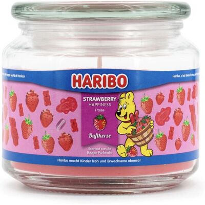 Haribo - A2167 - Strawberry Pink - Round - Wax Candle Haribo - A2167 - Strawberry Pink - Round - Wax Candle
