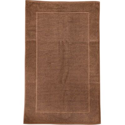 DONE Damian Cognac Baumwolle Badematte - Badteppich DONE Damian Cognac Baumwolle Badematte - Badteppich