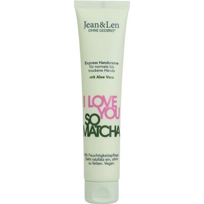 Jean & Len - I Love You So Matcha - Crème pour les mains Jean & Len - I Love You So Matcha - Crème pour les mains