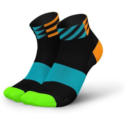 Chaussettes de course Incylence ULTRALIGHT ELEMENTS unisex noir cyan - Publicité Chaussettes de course Incylence ULTRALIGHT ELEMENTS unisex noir cyan - Publicité