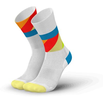 INCYLENCE - Ultralight Strides High - Weiß Blau - Socken INCYLENCE - Ultralight Strides High - Weiß Blau - Socken