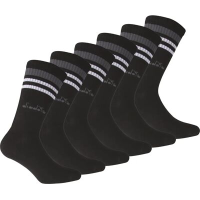 Chaussettes Unisex Diadora - Casual & Tennis - Pack de 6 Chaussettes Unisex Diadora - Casual & Tennis - Pack de 6