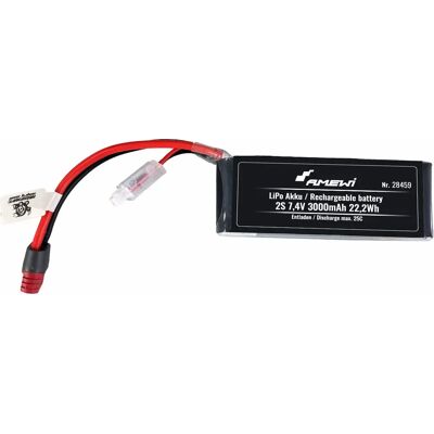 Amewi 28459 LiPo 3000mAh 7.4V RC Akku - Ersatzteil Amewi 28459 LiPo 3000mAh 7.4V RC Akku - Ersatzteil