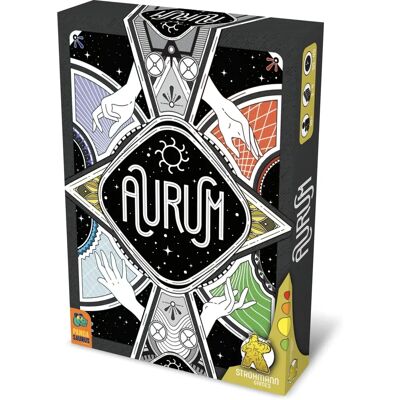 Strohmann Games Aurum - Kártyajáték 3-4 játékosnak 10+ - 30-45 perc Strohmann Games Aurum - Kártyajáték 3-4 játékosnak 10+ - 30-45 perc