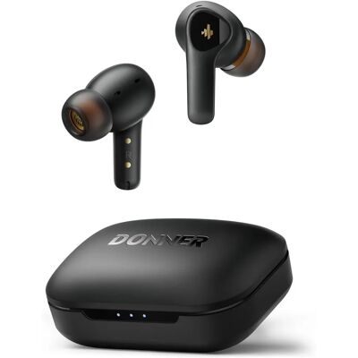 Hurry Hausen Donner Bezprzewodowe Słuchawki - Redukcja Hałasu, Bluetooth, Dotyk, 4 Mikrofony, 12mm, 32H Hurry Hausen Donner Bezprzewodowe Słuchawki - Redukcja Hałasu, Bluetooth, Dotyk, 4 Mikrofony, 12mm, 32H